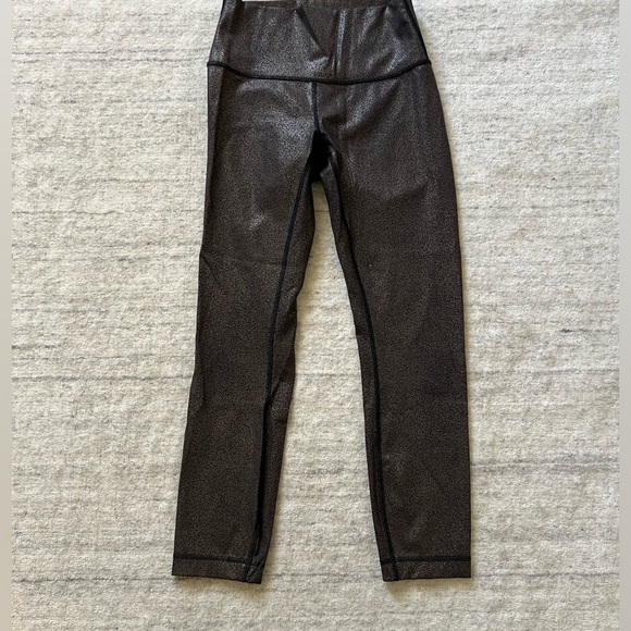 Lululemon Wunder Under Crop High Rise Foil Leggings - Picture 5 of 7